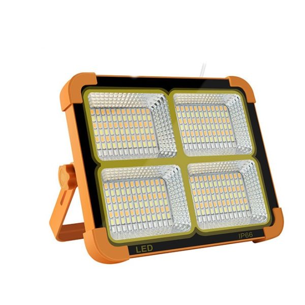 چراغ خورشیدی سولار Solar LED Light اورجینال |  4 باتری 288 لامپ ضدآب